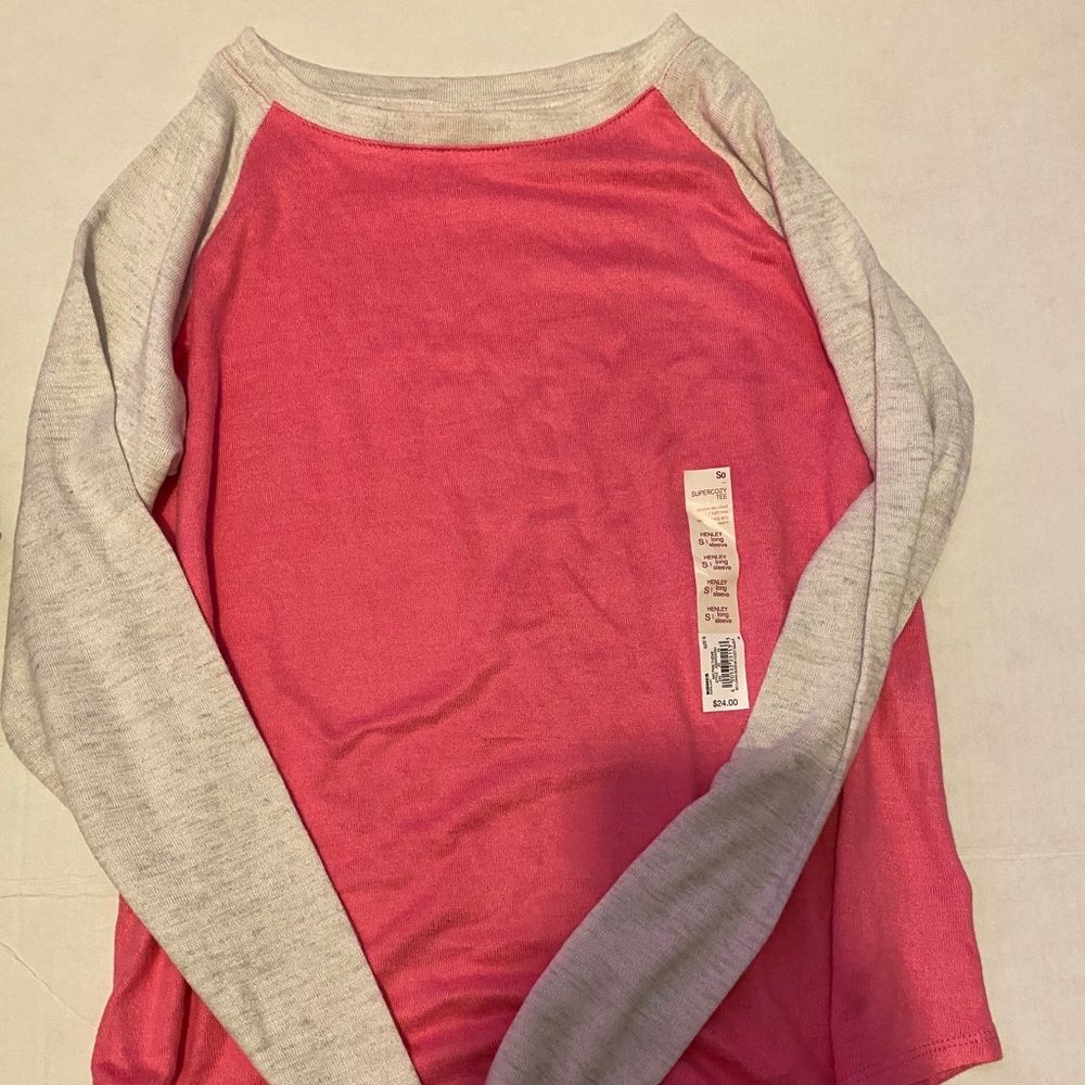 Pink and Gray sweater